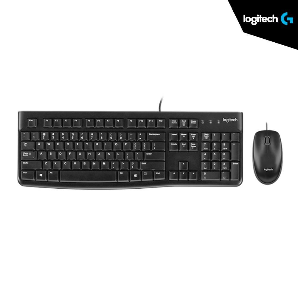 KIT LOGITECH 2 EN 1 TECLADO Y MOUSE USB MK120 DESKTOP